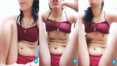 Sexy Punjabi teen cute small boobs show on cam