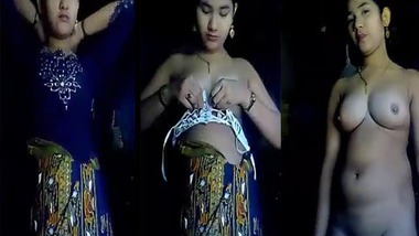 Manipuri village girl striptease show nude MMS