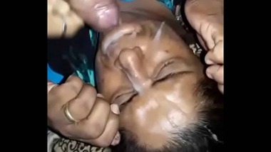Indian aunty cum facial sex video