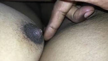 Desi Couple Playing time with dick and boobs in the blanket