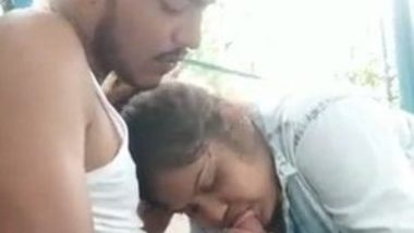 Young Shameless Couple Indulges In Oral Sex Outdoors