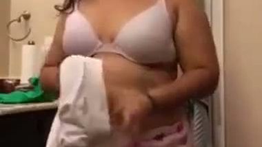 Chubby college girl strips and fingers her pussy for her boyfriend