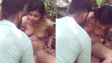 Desi tamil baby fucked in jungle happy sex