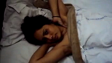 Incest home sex tape of Indian bhabhi giving blowjob to devar