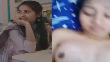 Slim college babe Indian blowjob and nude hardcore sex