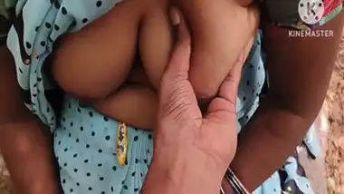 Desi outdoor sex of village lady getting fucked by her lover