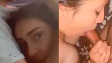 Romance in car and fucking in bedroom by newly wed couple