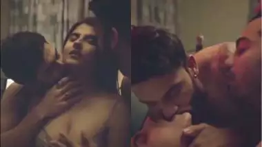 Romantic threesome sex with two guys