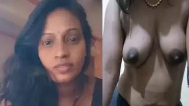 Tamil wife Sailaja shows boobs and big ass viral live