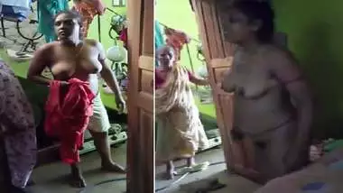 Bengali boudi arguing and going naked during video record